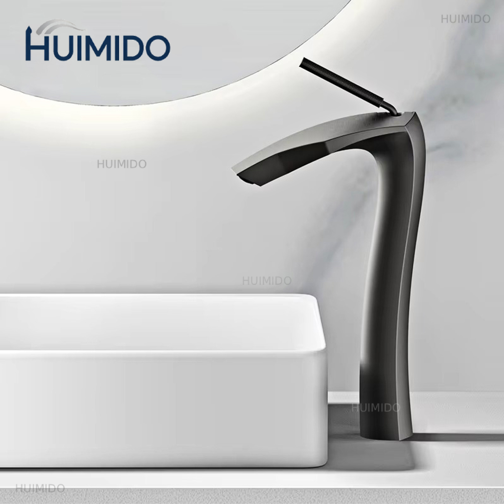 Basin Mixer Cartridge - Luksusowa bateria łazienkowa z szczotkowanego złota,