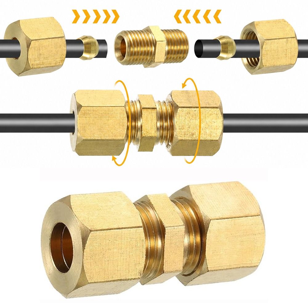 Mosiężne złącze kompresyjne 4  – Compression Fitting Brass recenzja i cena
