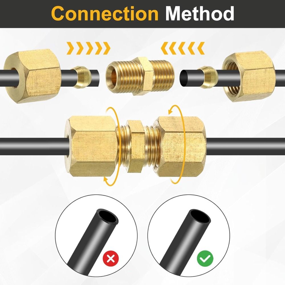 Mosiężne złącze kompresyjne 4  – Compression Fitting Brass recenzja i cena